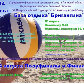 Всероссийский турнир по пляжному волейболу 2022 Бригантина
